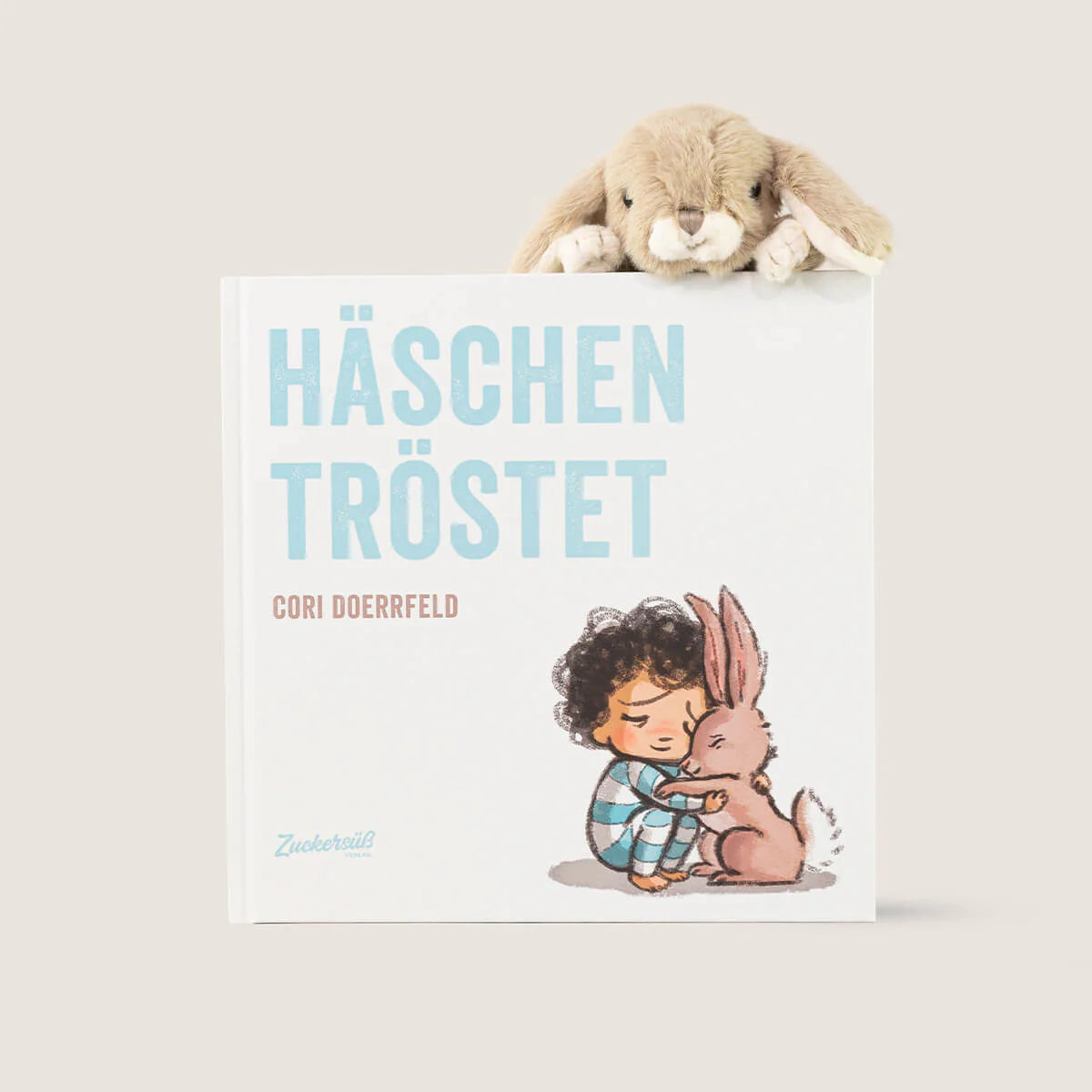 Häschen tröstet & Stofftier „Häschen”